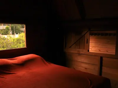 Uma cama ou camas num quarto em Valhalla Glamping House