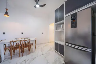 A cozinha ou kitchenette de Casa em Bombinhas