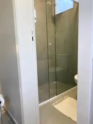 Uma casa de banho em Loft 116 B - Porto Belo/SC