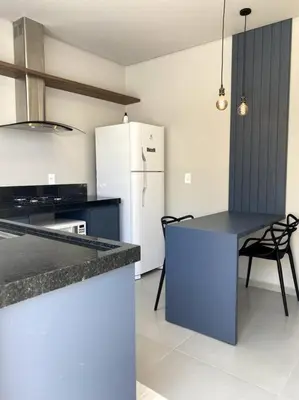 A cozinha ou kitchenette de Loft 116 B - Porto Belo/SC