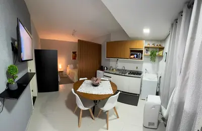 A cozinha ou kitchenette de Loft veraneio
