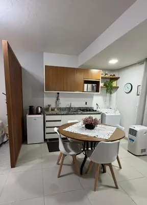 A cozinha ou kitchenette de Loft veraneio