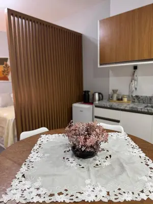 A cozinha ou kitchenette de Loft veraneio