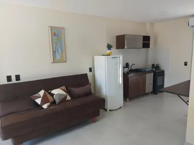 A planta de LUAR DE BOMBAS Apto/Studio