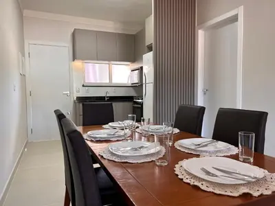 A planta de Apartamento De Praia em Bombinhas