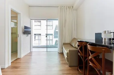 A planta de VC 129 - FLAT VILA DO CENTRO