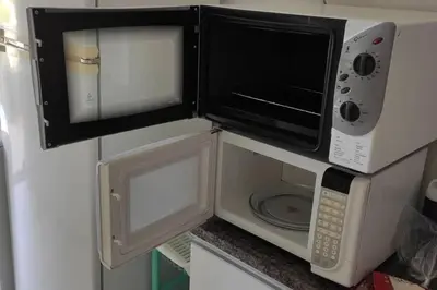 A cozinha ou kitchenette de O% cigarro! 0% pêlos de animais. Perto de tudo