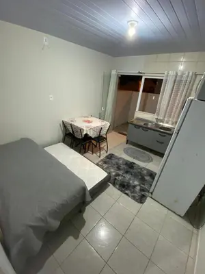 A cozinha ou kitchenette de AP completo a 5 min da Praia, Itapema-SC