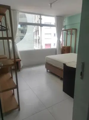 Uma cama ou camas num quarto em Promoção três quartos na Atlântica