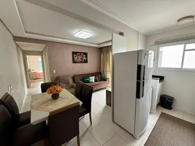 A cozinha ou kitchenette de Apto 2 quartos na praia de palmas