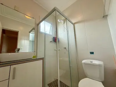 Uma casa de banho em Apto 2 quartos na praia de palmas