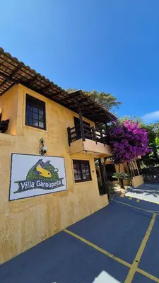 O edifício onde a casa de hóspedes está situado