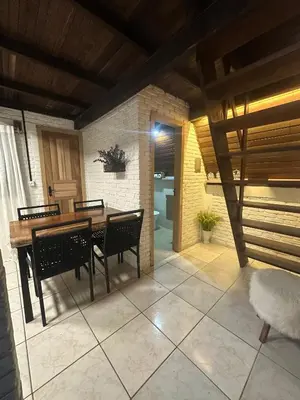 A planta de O Chalé Bombinhas Porto Belo