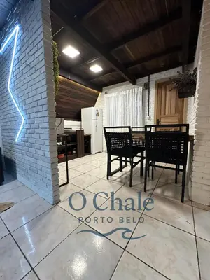 A planta de O Chalé Bombinhas Porto Belo