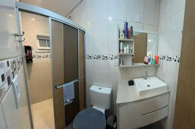A planta de CASA DE PRAIA -Palmas Governador Celso Ramos, Sc