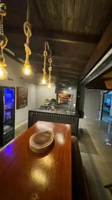 A planta de CASA DE PRAIA -Palmas Governador Celso Ramos, Sc