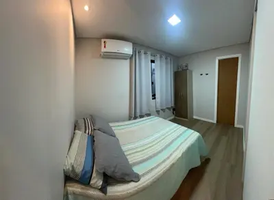A planta de CASA DE PRAIA -Palmas Governador Celso Ramos, Sc