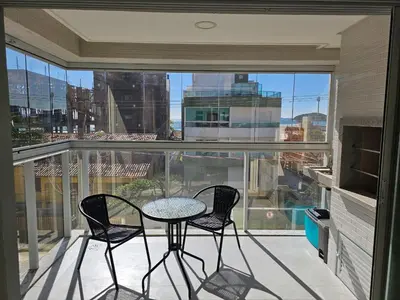 Uma varanda ou terraço em Apto Praia Palmas