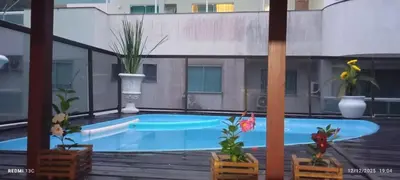 A piscina em ou perto de Excelente apto com Piscina privativa em Bombas