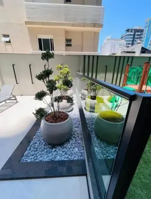 Uma varanda ou terraço em Infinity Tower Flat - 1403