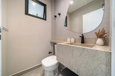 A planta de Paradise 205 - Cobertura duplex 2 suítes à 100 metros da Praia do Canto Grande