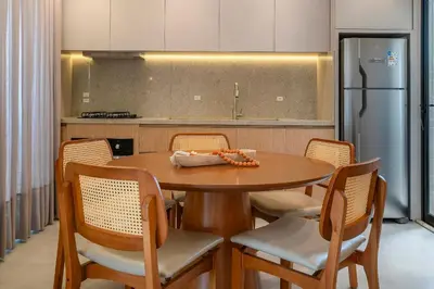 A planta de Paradise 205 - Cobertura duplex 2 suítes à 100 metros da Praia do Canto Grande