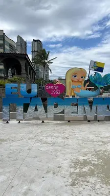 A planta de Apartamento em itapema com maravilhosa vista mar