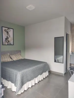 Uma cama ou camas num quarto em Morada Stucchi