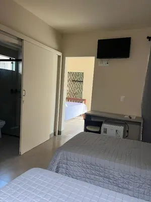Uma cama ou camas num quarto em Morada Stucchi