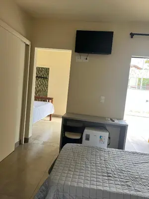 Uma cama ou camas num quarto em Morada Stucchi