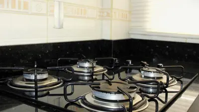 A cozinha ou kitchenette de 1045 - Apartamento no centro de Bombinhas a 50mts do mar