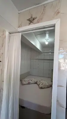 Uma cama ou camas num quarto em Casa a Mar