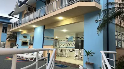 Uma varanda ou terraço em apartamento na praia de Porto belo - SC