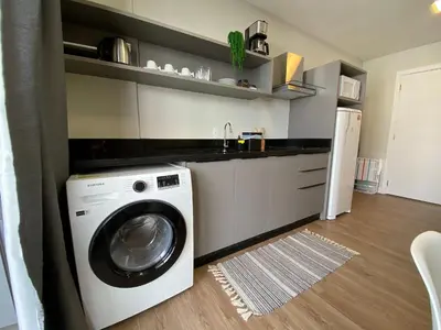A cozinha ou kitchenette de Villa Francione Fltas em Bombas