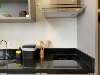 A cozinha ou kitchenette de Villa Francione Fltas em Bombas