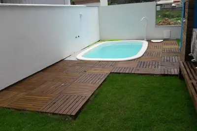 A planta de Praia e Piscina em Palmas do Arvoredo