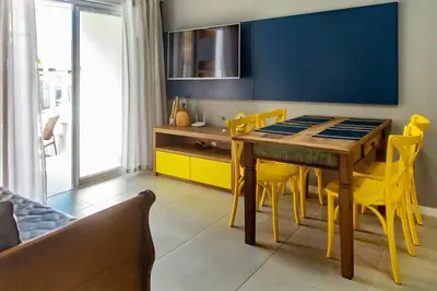 A planta de Praia e Piscina em Palmas do Arvoredo