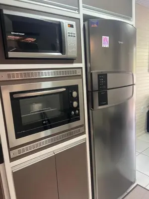 A cozinha ou kitchenette de Casa aconchegante em Governador Celso Ramos - Nazário
