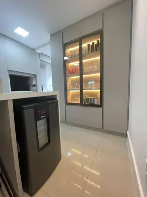 A cozinha ou kitchenette de 4 suítes, piscina exclusiva, barra sul, B.Camboriú