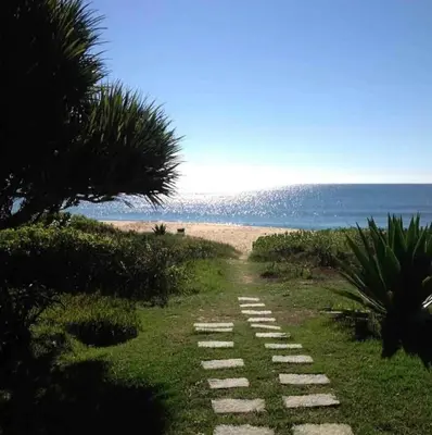 Paisagem natural perto da casa de férias