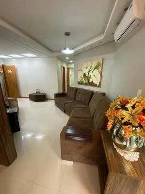 A planta de Lindo apartamento aconchegante na quadra do mar