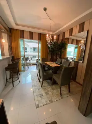 A planta de Lindo apartamento aconchegante na quadra do mar