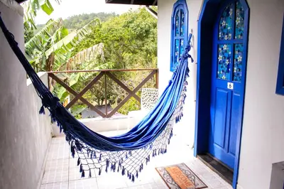 Uma varanda ou terraço em Pousada Maikai Garden