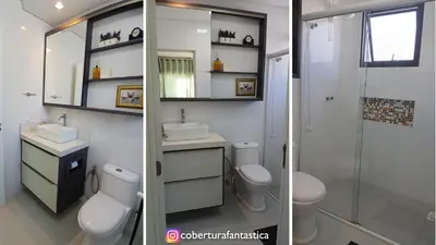 Uma casa de banho em Cobertura fantástica apenas 70 metros da praia