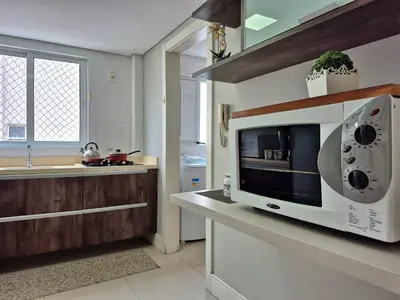 A cozinha ou kitchenette de Portinari Charmoso Área Gourmet 3 Q |CURTA192