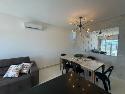 Uma área de estar em A66 - Carmel - Apto 102