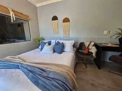 Uma cama ou camas num quarto em Balneário Camboriú - SUÍTE PRIVATIVA EXECUTIVA Suíte Shamá