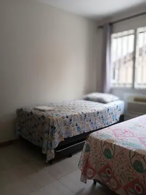 A planta de Amplo apartamento para aluguel diário numa das melhores praias de SC.