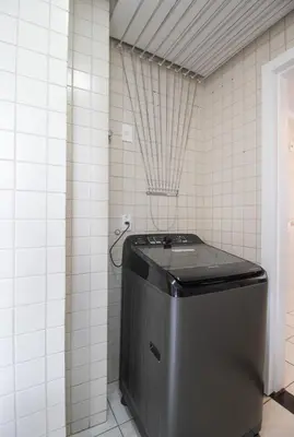 A planta de DCA41 - Churrasq, Garagem, 3 DR Climatizados