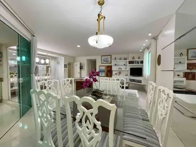 A cozinha ou kitchenette de Alto Padrão Vista Panorâmica Pé na areia! CA1001